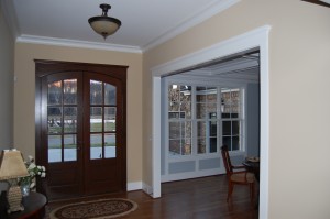 All Hard Wood Entry And Dining Room