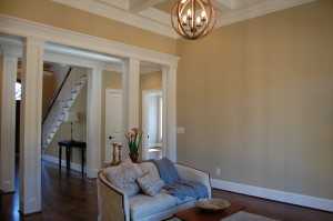 Living Room Coffered Ceiling