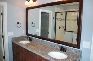 Master Bathroom His and Her Sinks