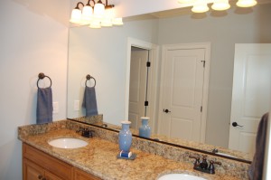 Upstairs Bathroom  His and Hers Sinks